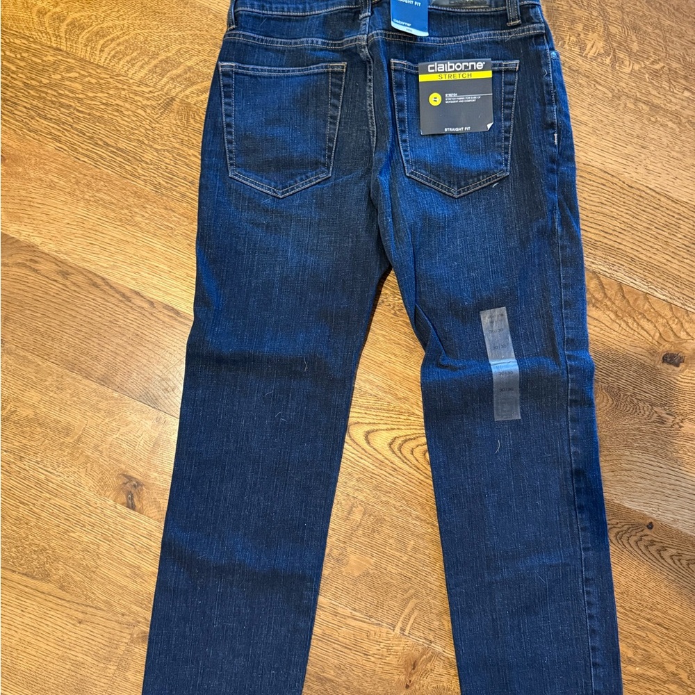 Claiborne Men's Deep Indigo Slim Jeans